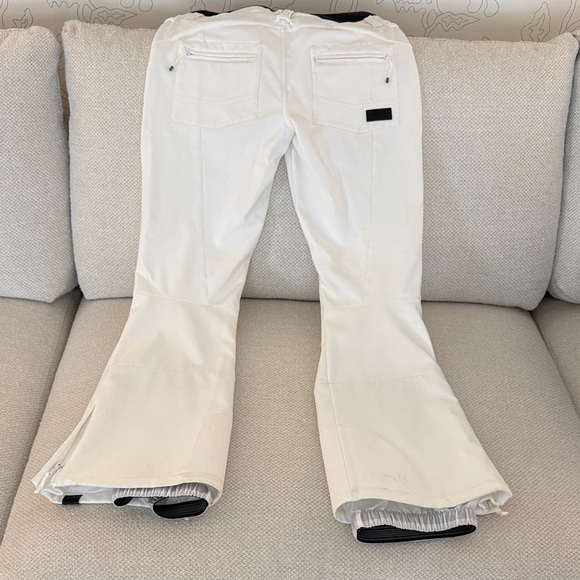Roxy Ski Pants- White Flared - Picture 2 of 5